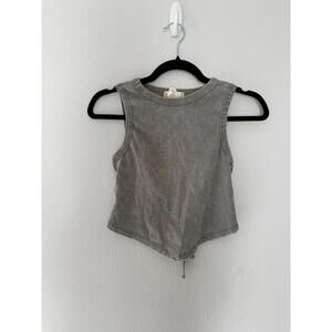 Altard state cropped tank with cute tie back size medium